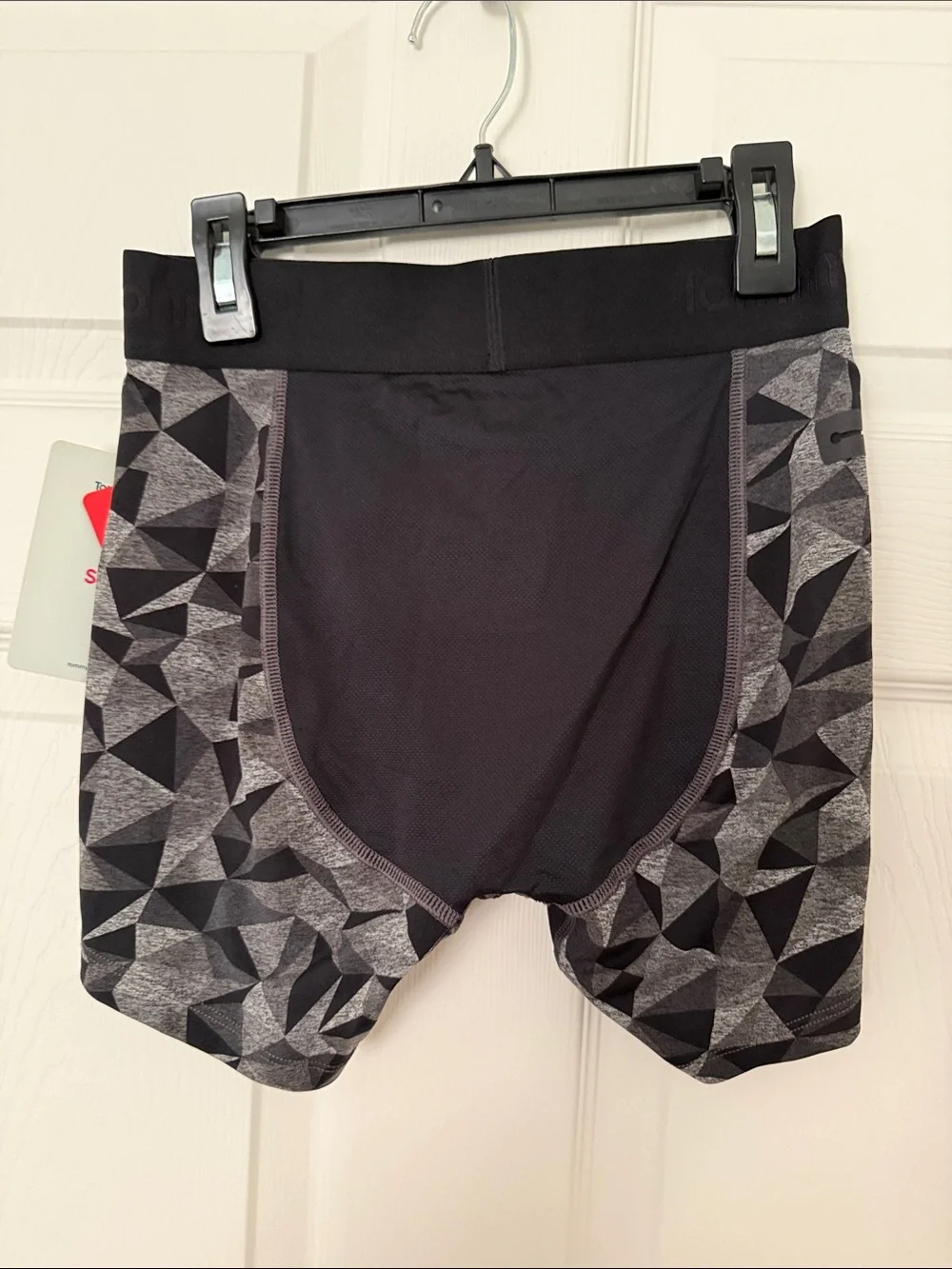Tommy  John’s Men's Gray Geometric Performance Boxer Briefs